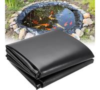 unmjgybc Pond Liners for Ecological Fish Ponds Single Layer HDPE 2 x 4 m Lightweight Patented Film for European Gardens with Easy Installation and High Tear Resistance