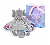 UNMOT Elephant Baby Comforter Gift Bag Set for Newborn Boys and Girls