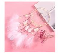 UNMV Dream Catcher Wall Hanging,Wall Decor, Dream Catcher Handmade Feather Bedroom Wall Hanging Dream Catcher for Bedroom Decoration Blessing Gift