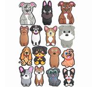 UNN Boys Girls Lovely Dogs Shoe Charms Men Women Cute Dog Mom Dog Dad Shoes Decorations Dogs-2