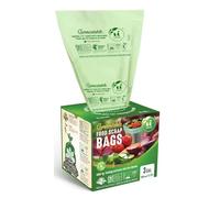 UNNI ASTM D6400 100% Compostable Trash Bags, 3 Gallon, 11.35 Liter, 100 Count, Extra Thick 0.71 Mils, US BPI and Europe OK Compost Home Certified