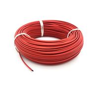 UNNIQ 36K 48K Fluoroplastic Infrared Carbon Fiber Heating Cable 9ohm 12ohm Hotline for Underfloor Warming alambre y cable (Size : 100m 48K)
