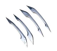 UNNIQ for Audi A4 B9 Sedan for Avant for Allroad A5 F5 Q5 FY 2016 2017 2018 2019 2020 Chrome Door Handle Trims Cover Strips
