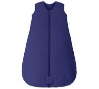 Unnivoll Baby Sleeping Bag 2.5 Tog 12-18 Months 100% Cotton Winter Sleeping Bag Baby 2-Way Zipper Quilted Sleep Sack for Newbron Infant Warm Soft Navy Blue