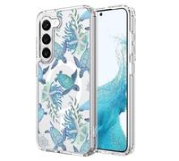 UNNKINE Magnetic Case for Samsung Galaxy S22 Ultra Compatible with MagSafe Wireless Charging Cute Sea Turtle Design Shockproof Anti-Scratch Cover for Samsung S22 Ultra (Clear)