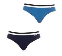 Unno DIM Basic Men's Algodón Elástico Pack X2 Dim Basic Full Slip, Blue (Azul Turquin/Azul Cobalt 70H), Medium (Size: 6) (Pack of 2)