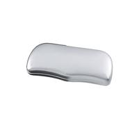 UNNS Sunglasses Case Portable Metal Glasses Case Aluminum Alloy Glasses Protective Case Flip Type Glasses Case (Color : White)