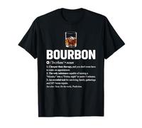 unny Bourbon Definition Whiskey Lover Sarcastic Humor T-Shirt