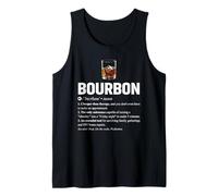 unny Bourbon Definition Whiskey Lover Sarcastic Humor Tank Top