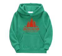 Unny Christmas Sweatshirts for Boy&Girls Long Sleeve Graphic Pullover Tops Oversized Crewneck Christmas Hoodie Baby Girl Crop Top Womens (Green, 4-5 Years)