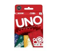 Mattel Games UNO Mattel 80th Ruby Red Card Game for Kids, Adults & Family Nights, Game Nights, Travel, Camping & Parties., JGK30
