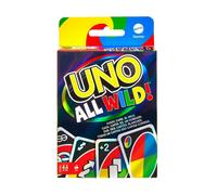Uno All Wild Family Fun Travel Card Game Uno Multicolor