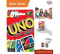 UNO Card Game for Ages 7+ - Classic Fun for Friends & Family Gatherings