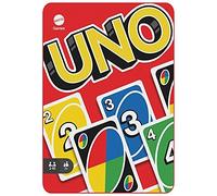 Mattel Games UNO Card Game, Ages 7+, Players 2-10 | Classic UNO Gameplay That Comes in a Decorative Storage Tin for Kids, Teens and Family Game Night., HGB63