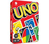 UNO Card Game with Collectible Storage Tin, Card Games for Kids, Adults, Families, Travel Game, 112 Cards and Instructions, Gift for 7 Year Olds and Up, HGB63