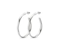 Uno De 50 PEN0419MTL0000U Women's Creole Earrings Silver-Plated, Alloy Steel, No Gemstone