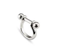 UNO de 50 Ring In Alloy Metals, Talla 18, Metal, No Gemstone