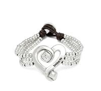 Uno de 50 Ser Expresiva Exc Women's Bracelet Length 15.7 cm PUL2543CRSMTL0M, Medium, Sterling Silver, No Gemstone