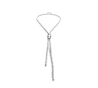 Uno de 50 | Sterling Silver Plated Long Ball Pendant with Three Larger Central Balls | Handcrafted Jewellery | Made in Italy, Size M, Silver, No Gemstone, Size M, Silver, No Gemstone