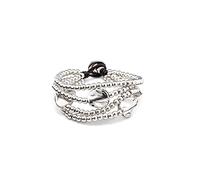 Uno de 50 Women's Bracelet Classics Silver Plated Leather Pearl Silver 17 cm - PUL0854MTLMAR0M