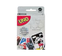 UNO Disney 100 Card Game for Kids Featuring Disney Characters Collectible Foil Card