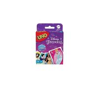 UNO Disney Princesses Matching Card Game, 112 Cards with Unique Wild Card & Instructions for Players 7 Years &