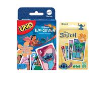 UNO Disney’s Lilo and Stitch Card Game for Kids + Disney’s Stitch 4 in 1 Game.