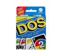 DOS Second Edition Family Card Game with Updated Rules for Kids and Adults, Game Night, Travel, Camping and Party, UNO Cards, HNN01