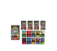 Mattel Games Elite Formula 1 2025 Core Edition Starter Pack Card Game with 4 Game Booster Packs & 2 Promo Cards for Kids, Fans, Families & Game Night, JLV42