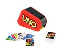 Games UNO Extreme is the updated version of the classic family card game, featuring lights, sounds and a random-action launcher! Great gift for ages 7+.