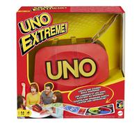 UNO Extreme Card Game Featuring Random-Action Launcher with Lights & Sounds & 112 Cards, Kid, Teen & Adult Game Night Gift Ages 7 Years & Older, GXY75
