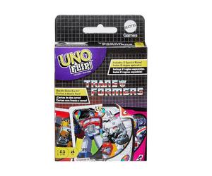 Uno Flip Transformers Themed Family Fun Card Game