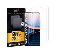 UNO' Hydrogel Screen Protector for Xiaomi Poco F7 Ultra 6.73 Inches, 3 Pieces, 9H Hardness, Transparent