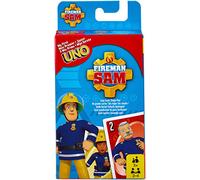 UNO Junior Fireman Sam Card Game Mattel Games FMW18 (German Language Product)