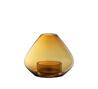 UNO Lantern/Vase Amber H11,5 cm