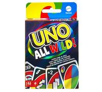 UNO Mattel Games All Wild Card Game with 112 Cards, Gift for Children, Game Nights with Family or Adults, for Players from 7 Years, HHL35