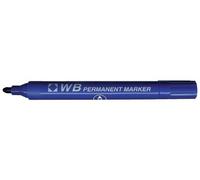 Uno Permanent Marker Bullet Tip Blue [Pack 10]