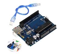 UNO R3 Board for Arduino with USB Cable(Arduino-Compatible) Microcontroller Board Replacement for Arduino Uno R3 with USB Cable More Faster In Transfer Rates And Better At Storage And Operation