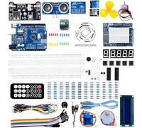 UNO R3 Super Starter Kit Compatible with Arduino IDE - 200+ Pieces Electronics & Programming Kit with Sensors, Motors, LCD - Ideal for Beginners, Students & STEM Learning