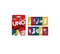 Mattel Games UNO Mattel 80th Ruby Red Card Game for Kids, Adults & Family Nights, Game Nights, Travel, Camping & Parties., JGK30