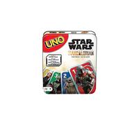 UNO Star Wars The Mandalorian in Storage Tin, Themed Deck & Special Rule, Gift for Kid, Adult & Family Game Nights, Ages 7 Years Old & Up [Amazon