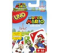 UNO Super Mario Card Game Animated Character Themed Collector Deck 112 Cards with Character Images, Gift for Kids Ages 7 Years Old & Up, DRD00