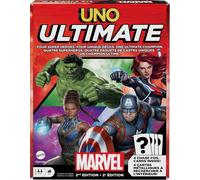 UNO Ultimate Marvel Card Game 4 Chase Foil Cards Superheroes 1st Edition Mattel