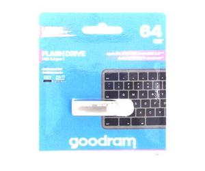 UNO3-0640S0R11 Pendrive USB 3.2 64GB R: 60MB/s W: 20MB/s USB A Silver GOODRAM