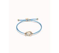 UNOde50 18k Gold Plated Ser Diferente Blue Bracelet PUL2505AZUORO0M - 18k Gold Plated / Metal Alloy