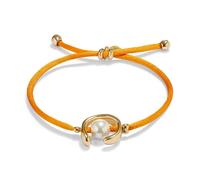 UNOde50 18k Gold Plated Ser Diferente Orange Bracelet PUL2505NRJORO0M - 18k Gold Plated / Metal Alloy