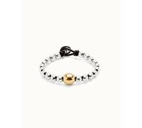 UNOde50 18k Gold Sterling Silver Plated Ser Intrepida Gold Bracelet PUL2523OROMTL0 - M - 18k Gold / Sterling Silver Plated / Metal Alloy