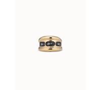 UNOde50 Bluemoon Grey Faceted Crystal Ring - Size 21 - Crystal