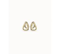 UNOde50 Connected Golden Metal Earrings PEN0740ORO0000U - Elegant - Silver Plated