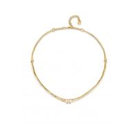 UNOde50 Cosmos 18k Gold-Plated Rigid White Zirconia Necklace